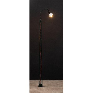 Faller 180209 Eclairage, Lampadaire cintrée sur poteau en treillis, 14.5cm, avec LED Faller Faller_180209 - 2