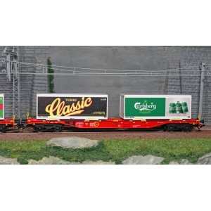 Trix 24509 Set de 2 wagons porte-conteneurs, DB AG, "Carlsberg und Tuborg" Trix Trix_24509 - 4