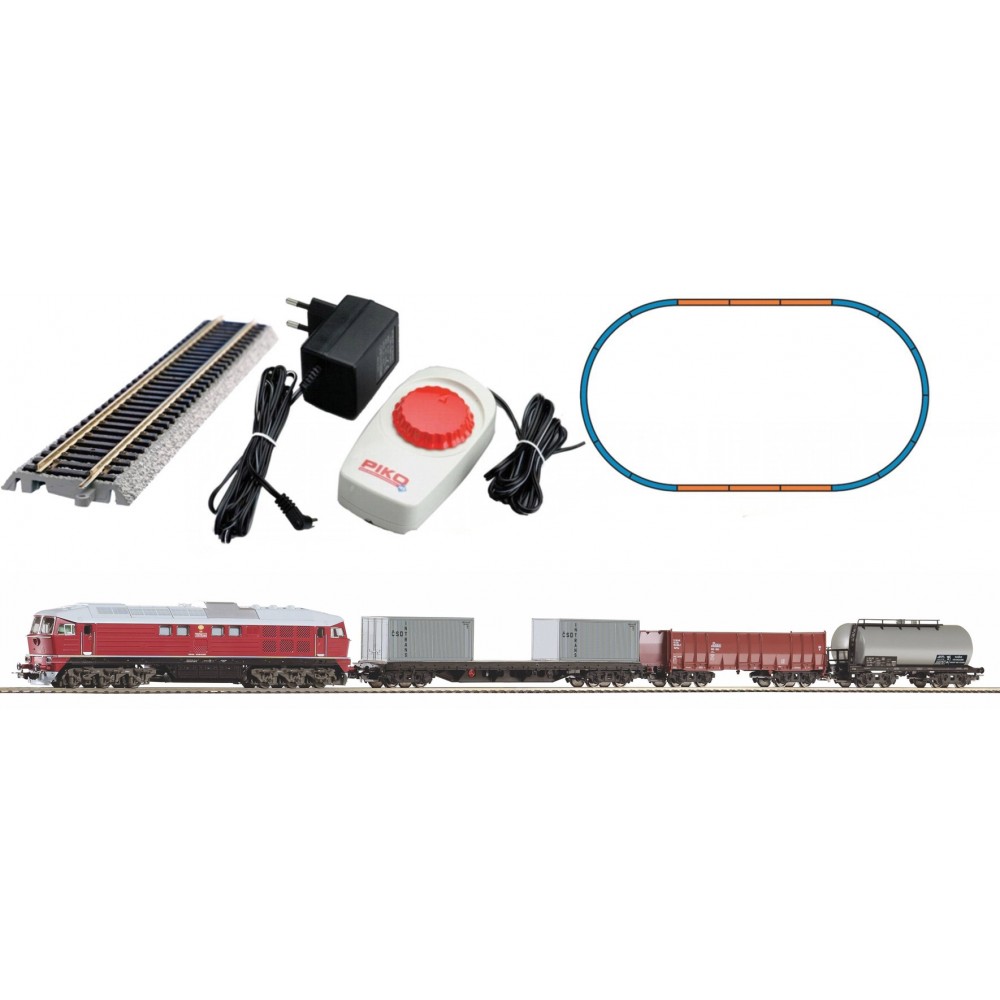 Piko 97935 Coffret de départ analogique locomotive BR130 CSD et wagons marchandises Piko Piko_97935 - 1