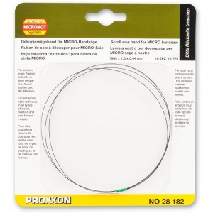 Ruban de scie extrêmement étroit (1.3mm) pour rayons serrés pour MBS 240/E Proxxon Proxxon PRX-28182 - 2