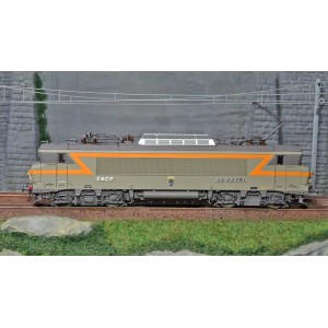 Ls Models 11101 Locomotive électrique BB 22351, SNCF, Gris béton/Orange, TVM, blason Valognes, Rennes Ls models Lsm_11101 - 2