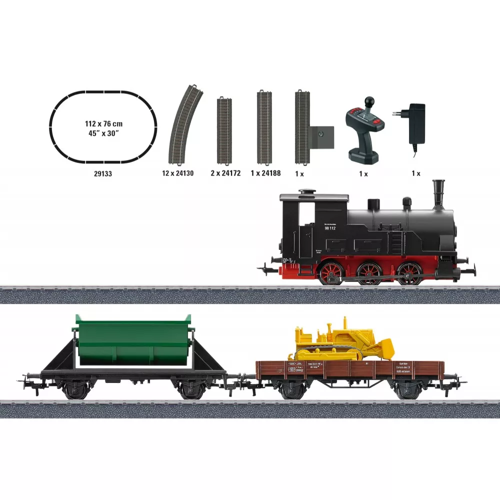 Marklin 29133 Coffret de départ train marchandise avec locomotive vapeur - Start up Marklin Marklin_29133 - 1 Marklin 29133 Coffret de départ train marchandise avec locomotive vapeur - Start up Marklin Marklin_29133 - 1