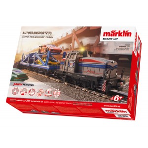 Marklin 29952 Coffret de départ train porte autos avec locomotive diesel type Henschel DHG 500 - Start up Marklin Marklin_29952 