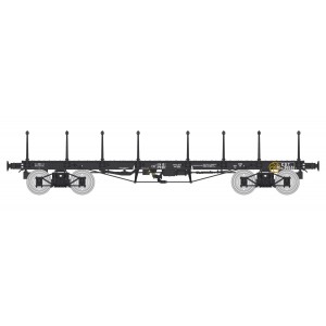 Ree modeles WB543 Wagon Plat TP, ranchers longs, bogies, EST Ree Modeles WB-543 - 3