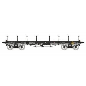 Ree modeles WB547 Wagon Plat TP, ranchers courts, bogies, SNCF Ree Modeles WB-547 - 3
