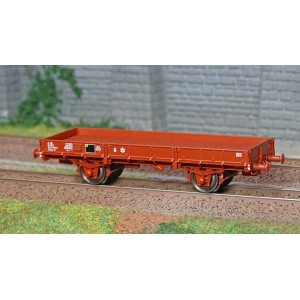 Ree modeles WB612 Wagon Plat OCEM 29, Brun UIC SNCF, NNTouw Freiné, Roues pleines Ree Modeles WB-612 - 2