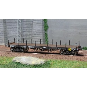 Ree modeles WB547 Wagon Plat TP, ranchers courts, bogies, SNCF Ree Modeles WB-547 - 2