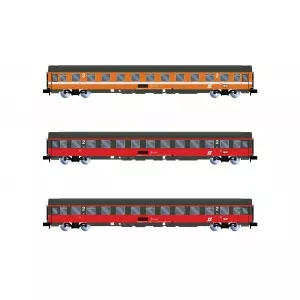 Arnold HN4391 Set de 3 voitures voyageurs, EuroCity "Mozart", 2eme classes ÖBB, échelle N Arnold HN4391 - 5