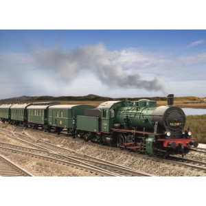 Trix 25539 Locomotive à vapeur série 81, SNCB/NMBS, livrée vert mousse/noire, digitale sonore Trix Trix_25539 - 5