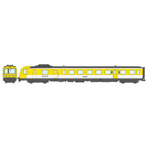 Ree Modeles MB192.S Autorail Rame RGP 1 modernisée X 2746, Jaune et blanc, SNCF, logo Nouille, LYON-VAISE, digital sonore Ree Mo