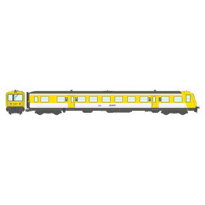 Ree Modeles MB192.S Autorail Rame RGP 1 modernisée X 2746, Jaune et blanc, SNCF, logo Nouille, LYON-VAISE, digital sonore Ree Mo