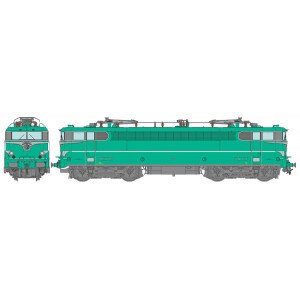 Ree Modeles MB142.S Locomotive électrique BB 16019, Verte à enjoliveurs, La Chapelle, sonore, panthos motorisés Ree Modeles MB-1