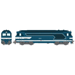 Ree Modeles MB167.S Locomotive diesel BB 67411, Livrée Bleue, logo Nouille, SNCF, digital sonore, fumée Ree Modeles MB-167.S - 1