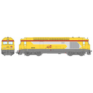 Ree Modeles MB170.S Locomotive diesel BB 67516, Livrée INFRA, SNCF, digital sonore, fumée Ree Modeles MB-170.S - 1