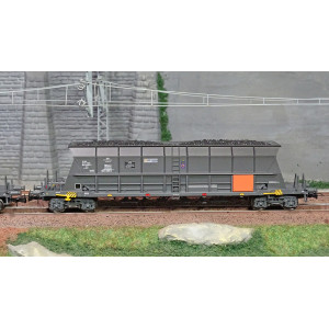 Jouef HJ6210 Set de 2 wagons trémis à bogies EF60, transport charbon, livrés EDF Jouef HJ6210 - 4
