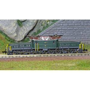 Arnold HN2432 Locomotive électrique crocodile Be 6/8 II 132658, SBB, livrée  vert