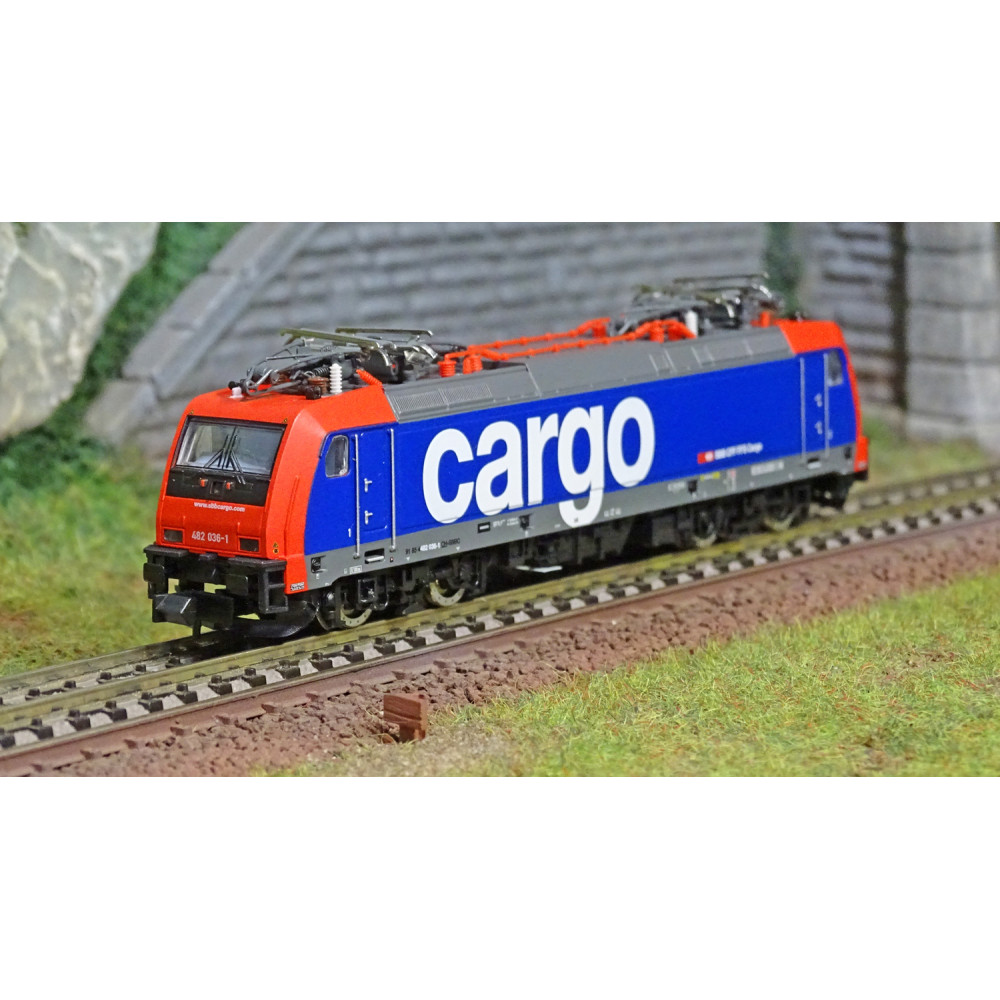 MiniTrix 16876 Locomotive électrique série Re 482, SNCF, CARGO, échelle N Trix Trix 16876 - 1 MiniTrix 16876 Locomotive électrique série Re 482, SNCF, CARGO, échelle N Trix Trix 16876 - 1