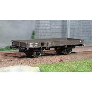 Ree modeles WB609 Wagon Plat OCEM 29, Brun SNCF, Nhow Freiné, Roues pleines Ree Modeles WB-609 - 1