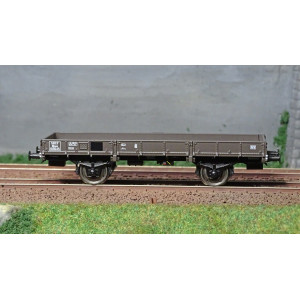 Ree modeles WB609 Wagon Plat OCEM 29, Brun SNCF, Nhow Freiné, Roues pleines Ree Modeles WB-609 - 2