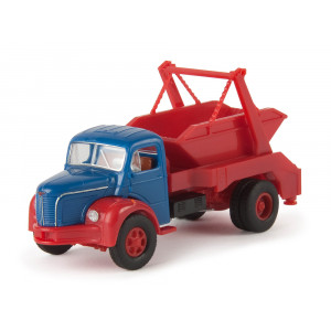 Sai 2665.2 Camion porteur Berliet GLR 8 (1949 - 1963), avec benne à déchets, bleu / rouge Sai Sai_2665.2 - 1
