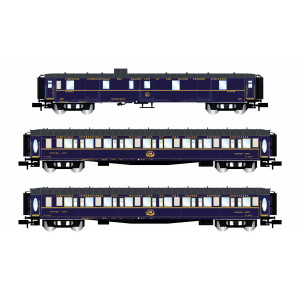 Arnold HN4401 Set de 3 voitures voyageurs "Train Bleu", CIWL, 1 fourgon et 2 voitures-lits, échelle N Arnold HN4401 - 2