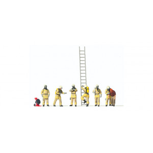 Preiser 10774 Personnages, Pompiers en tenue d'intervention Preiser Preiser_10774 - 1