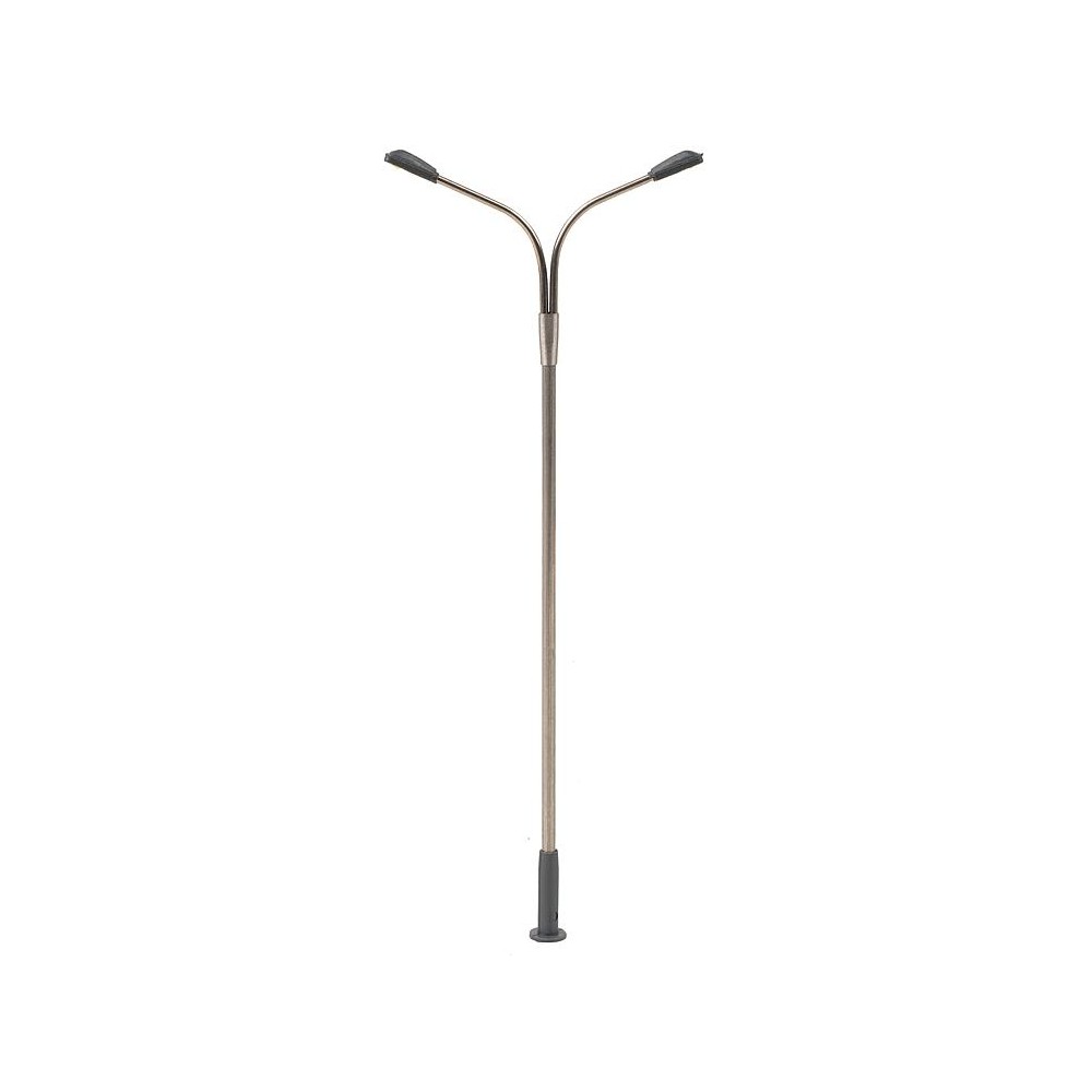 Faller 180101 Eclairages, Lampadaires Double 10cm, avec LED (x3) Faller Faller_180101 - 1