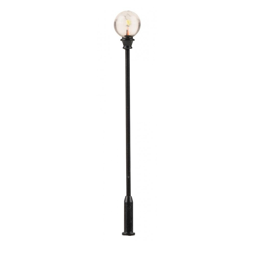 Faller 180104 Eclairage, Réverbère de parc LED, lampe boule rapportée 7.1cm, avec LED (x3) Faller Faller_180104 - 1