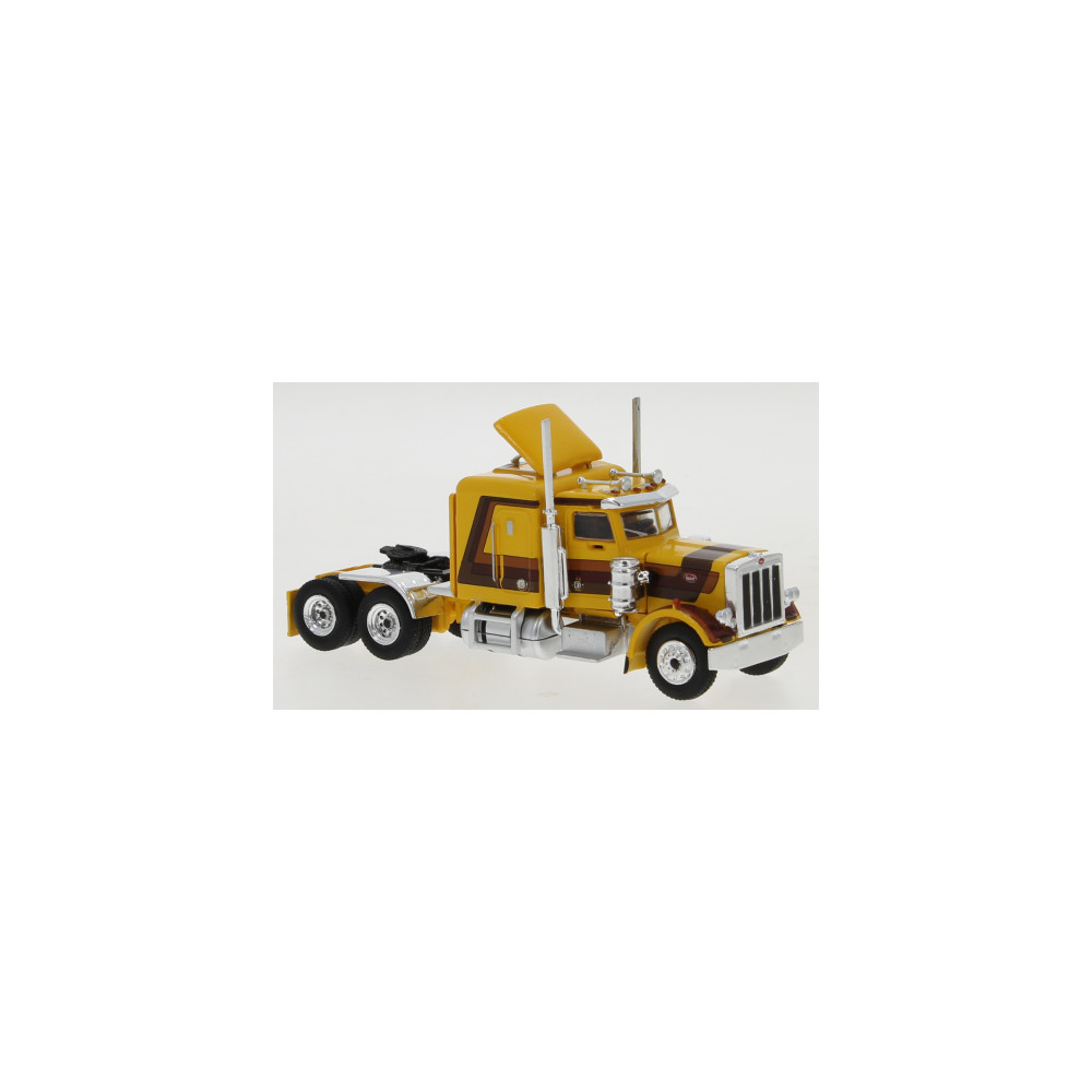 Brekina 85703 Camion Tracteur Peterbilt 359, jaune / brun Sai Sai_85703 - 1