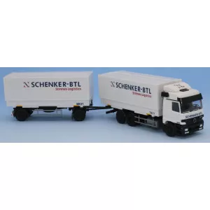 AWM 6526.02 Camion Mercedes L et remorque 2 essieux, Schenker BTL AWM AWM_6526.02 - 1