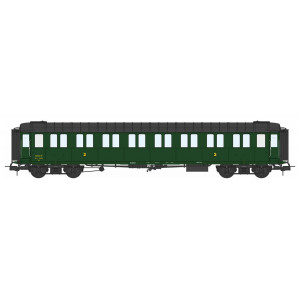 Ree modeles VB455 Voiture voyageurs métallisée, ex-PLM, SNCF, B8, vert 306, ep. III Ree Modeles VB-455 - 3
