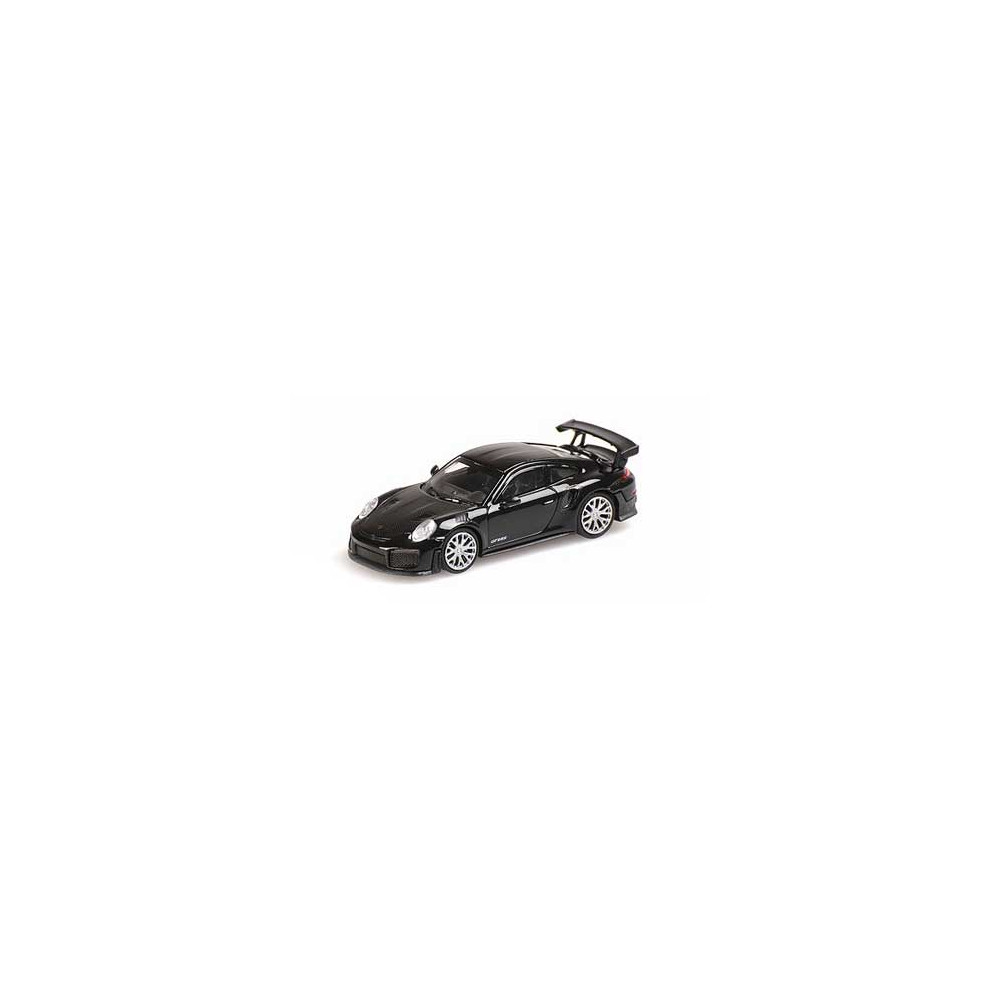 Minichamps 870068125 Porsche 911 GT2 RS 2018, noire / toit carbone Busch véhicule Busch_870068125 - 1