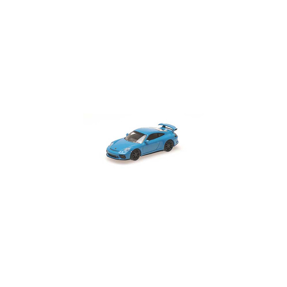 Minichamps 870067324 Porsche 991 GT3 2017, bleu Busch véhicule Busch_870067324 - 1