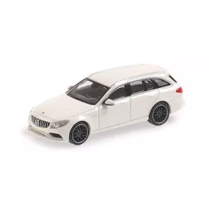 Minichamps 870038112 Mercedes AMG C63 T 2019, blanc Busch véhicule Busch_870038112 - 1