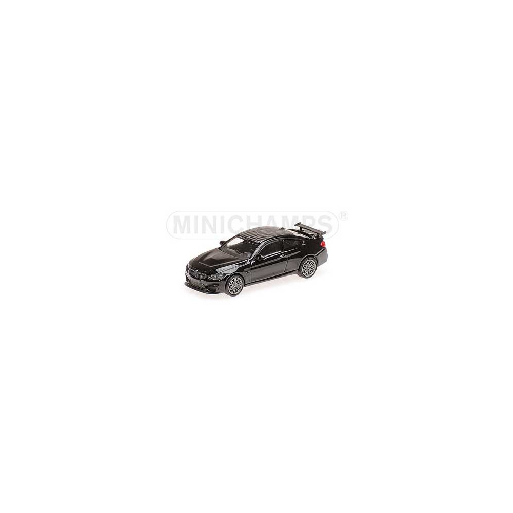 Minichamps 870027106 BMW M4 GTS 2016, noir métal / toit carbone Busch véhicule Busch_870027106 - 1