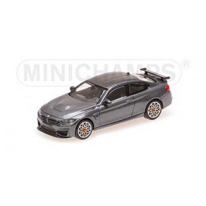 Minichamps 870027107 BMW M4 GTS 2016, noir métal / toit carbone / jantes orange Busch véhicule Busch_870027107 - 1