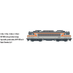 LS Models 11204S Locomotive électrique BB 7369, SNCF, gris béton/orange, logo nouille, Chambéry, Digital sonore Ls models Lsm 11