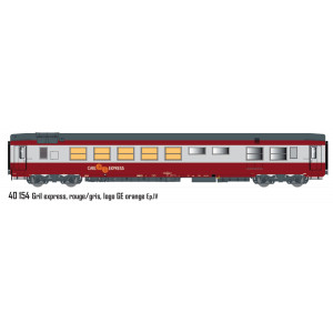 LS Models 40154 Voiture Grill Express, rouge / gris métal, SNCF, logo GE orange Ls models Lsm 40154 - 4