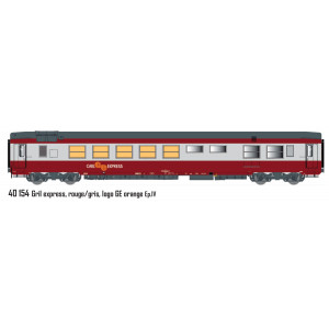 LS Models 40154 Voiture Grill Express, rouge / gris métal, SNCF, logo GE orange Ls models Lsm_40154 - 4