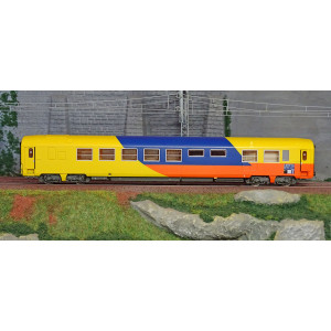 LS Models 40155 Voiture voyageur SR "Espace qualité", SNCF, Jaune / Bleu / Orange Ls models Lsm_40155 - 3