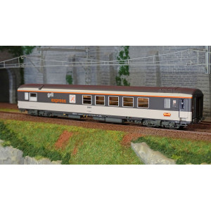 LS Models 40156 Voiture Corail, Grill Express, Logo encadré, SNCF, Plaque Palatino Ls models Lsm_40156 - 2