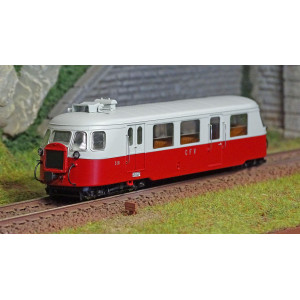 Ree Modeles VM004.S Autorail Billard A80 D des CFV N°316, Rouge/Gris, Touristique, digital sonore Ree Modeles VM-004.S - 1