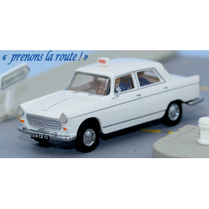 SAI 1630 Peugeot 404 blanche taxi, avec conducteur et 1 passager Sai Sai_1630 - 1