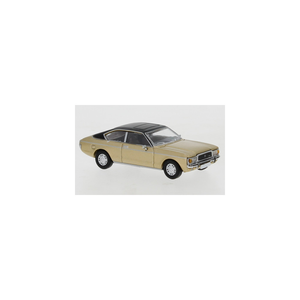 Brekina PCX870337 Ford Granada coupé phase 1, 1974, beige, noir mat Sai Sai_PCX870337 - 1