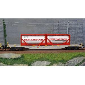 Marklin 47137 Set de 2 wagons portes conteneurs Sgns, AAE, chargés conteneurs citerne 20' Marklin Marklin_47137 - 4