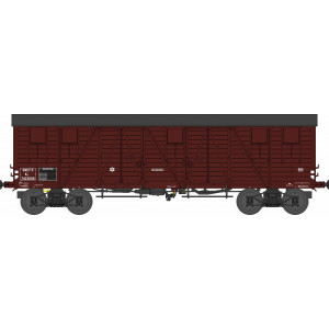 Ree Modeles WB776 Wagon TP Couvert, 4 portes, brun, SNCF, ep. IIIa Ree Modeles WB-776 - 3