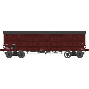 Ree Modeles WB778 Wagon TP Couvert, 4 portes, brun, SNCF, ep. IIIb Ree Modeles WB-778 - 3