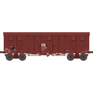 Ree Modeles WB781 Wagon TP Couvert MT, 4 portes, brun, SNCF, ep. IV Ree Modeles WB-781 - 3
