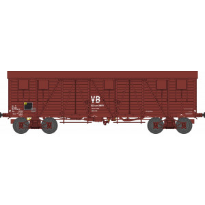 Ree Modeles WB781 Wagon TP Couvert MT, 4 portes, brun, SNCF, ep. IV Ree Modeles WB-781 - 3