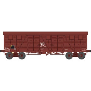 Ree Modeles WB781 Wagon TP Couvert MT, 4 portes, brun, SNCF, ep. IV Ree Modeles WB-781 - 3